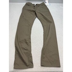 Marmot Morrison Jean Long Jeans Mens 32x35 Green Straight Denim Pants Casual